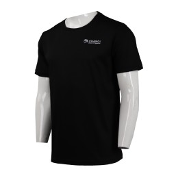 T885 Custom Black Men's T-Shirt Singapore Airline Airport T-shirt Garment Factory T885 Custom Black Men's T-Shirt Singapore Airline Airport T-shirt Garment Factory